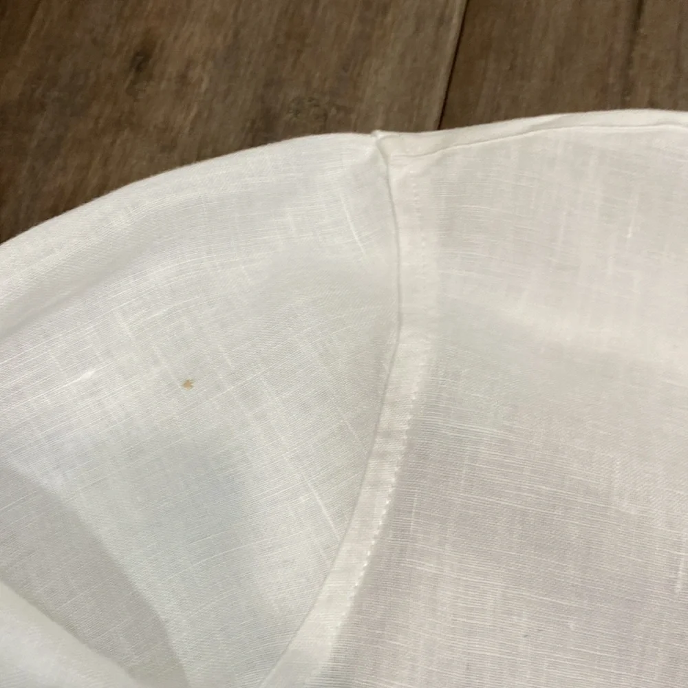 Ellen Tracy vintage linen button up - Picture 7 of 9
